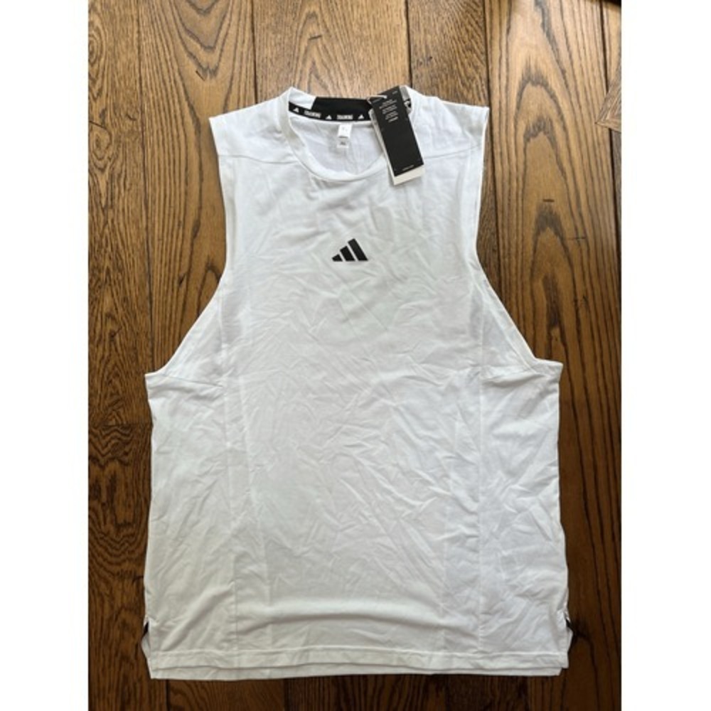 NWT Adidas Designed for Training Workout Tank Top White Mens Size XL Extra Large